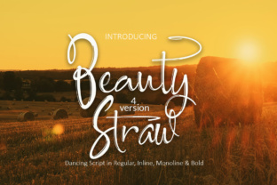Beauty Straw: A Display Font with Genuine Character