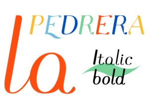 Pedrera Italic: Where Architecture Meets Typography